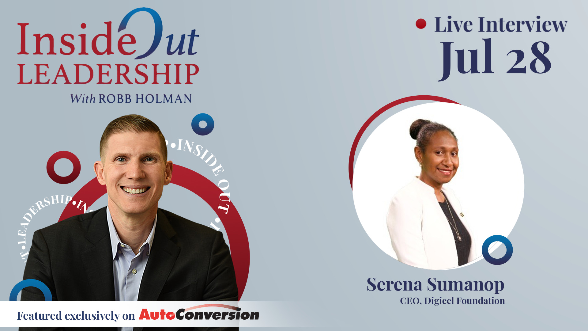 Serena Sumanop on the Inside Out Leadership Show and Podcast w/ Robb Holman